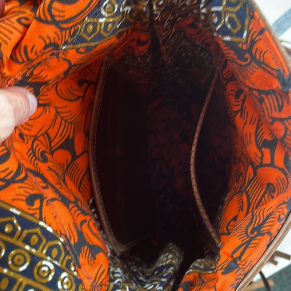 *SOLD* Moon Phase Leather Crossbody Bag - OOOIK!!! 🩵🌖 - Picture 5 of 8